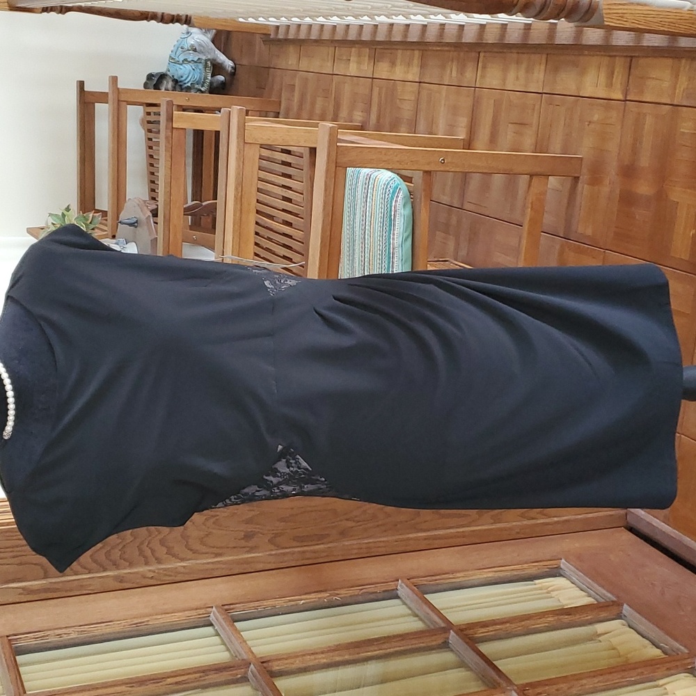 Black evening dress